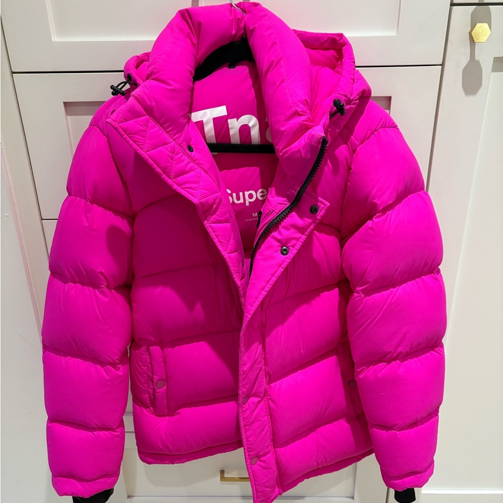RARE Super Puff Bright Pink Puffer Jacket 💖💝💗